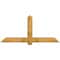 Ekena Millwork Eugene Rough Sawn Timber Gable Bracket, Western Red Cedar, 72"W x 33"H x 6"D x 6"F, 11/12 Pitch GBW072X33X0606EUG00RWR - alternate 1